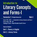 Unimax Introduction To Literary Concepts And Forms 1 Sem 1 | NEP